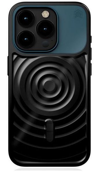 STM Reawaken Ripple MagSafe Case iPhone 15 Pro Max, Black