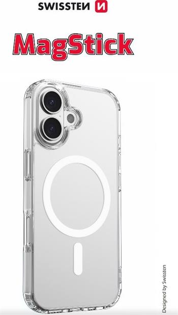 Swissten pouzdro clear Jelly MagStick Apple iPhone 17 transparentní