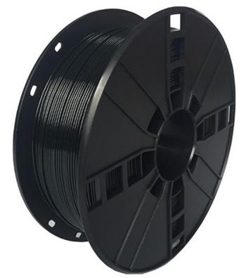 Tisková struna (filament) GEMBIRD, PETG, 1,75mm, 1kg, černá