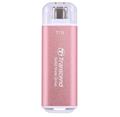 TRANSCEND ESD300C 1TB External SSD USB 10Gbps Type C, Pink