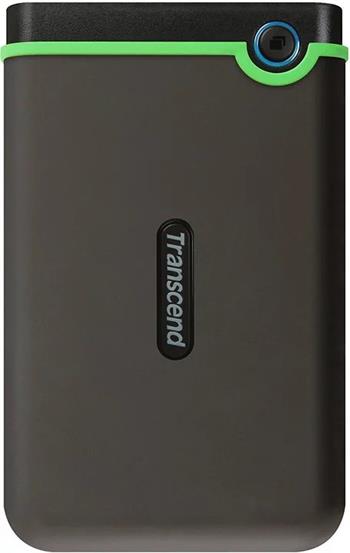 Transcend HDD 2TB StoreJet 25M3 USB 3.1 2.5'', Slim, šedo / zelený