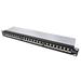 TRENDnet Patchpanel 19" kat. 6a STP, 24 portů, černý