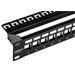 TRENDnet Patchpanel pro keystone 19", STP, 24 portů, neosazený, černý