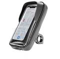 Univerzální držák mobilního telefonu Cellularline Rider Shield na řídítka pro motorku i kolo, voděodolný, do vel. 6,7",