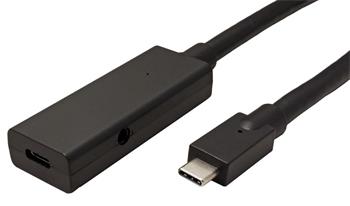 USB 10Gbps (3.2 gen 2) kabel prodlužovací USB C(M) - USB C(F), 5m, jen data