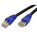 UTP kat. 6 venkovní patchkabel, modrá krytka, 10m, černý