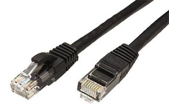 UTP patchkabel kat. 6a, 10m, černý
