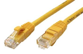UTP patchkabel kat. 6a, 1m, žlutý