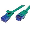 UTP patchkabel kat. 6a, plochý, 1m, zelený