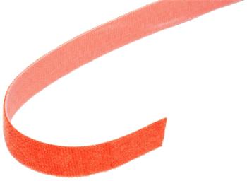 VELCRO Stahovací páska 20mm, suchý zip, 25m, oranžová