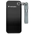 Verbatim Pocket SSD 1TB, USB 3.2 Gen 2, externí SSD, černá/šedá
