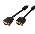VGA kabel propojovací M/M 15m stíněný Ferrity DDC2