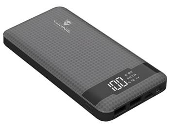 VIKING POWER BANK PN-961PD QC3.0 10000mah, QUICK CHARGE 3.0, Černá