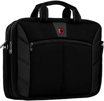 WENGER SHERPA - 16" dvojitá tenká brašna na notebook, černá
